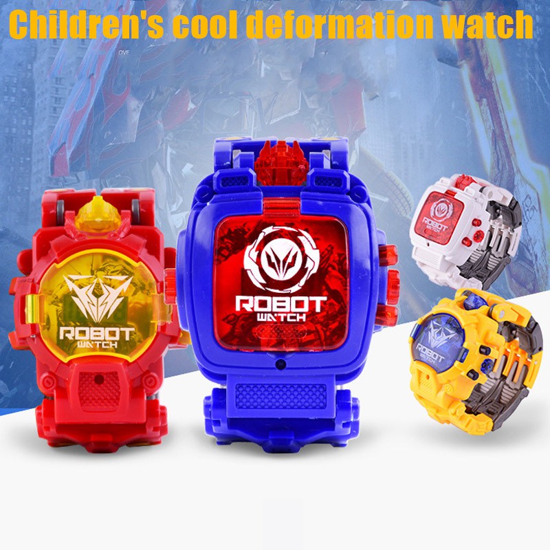 Đồng Hồ Điện Tử Dạng Robot Biến Hình Sáng Tạo Cho Bé | BigBuy360 - bigbuy360.vn