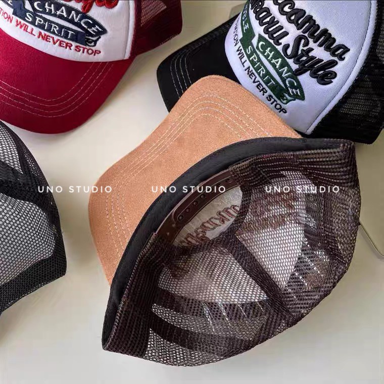 Mũ, nón lưỡi trai, nón trucker thêu chữ thời trang form cứng cáp phong cách retro vintage