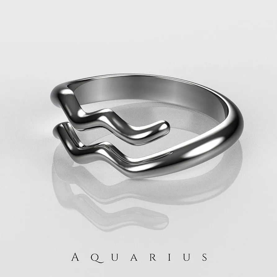 Nhẫn Bạc S925 Khắc Hình Cung Hoàng Đạo Mang Lại May Mắn Dành Cho Nam