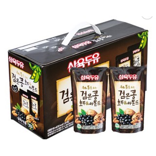 Sữa đậu đen, óc chó, hạnh nhân túi 195ml