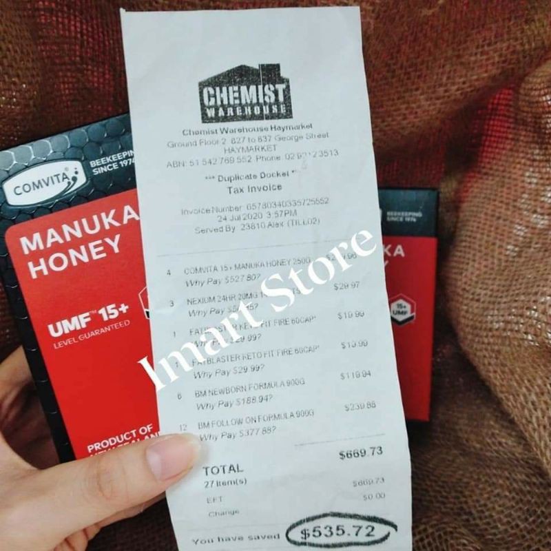 Mật ong Manuka Comvita 15+ 250g