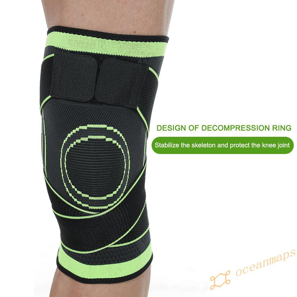 【Popular】Compression Knee Pad Anti Slip Basketball Running Cycling Sports Knee Brace