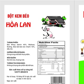 Bột Kem Béo Hòa Lan