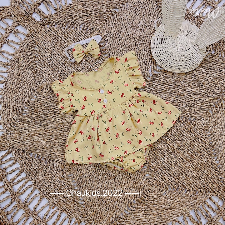 ❌ sét bộ quần chip áo cánh tiên cài cúc dễ mặc kèm tu ban  cho bé 6-12kg