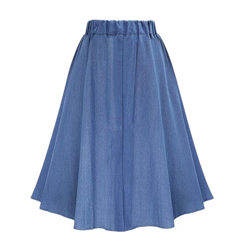 Chân Váy Denim Phối Nút Thời Trang Mùa Hè Thanh Lịch | BigBuy360 - bigbuy360.vn