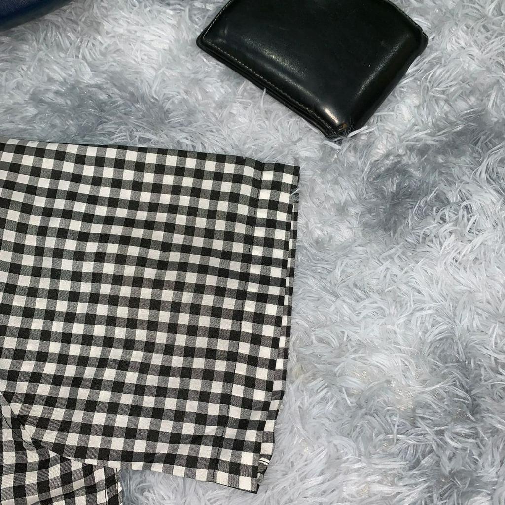 Áo Sơ Mi Nam Ngắn Tay Công Sở, Chất Vải Lanh Thoáng Mát Hoạ Tiết Caro Đen Trắng Sọc To