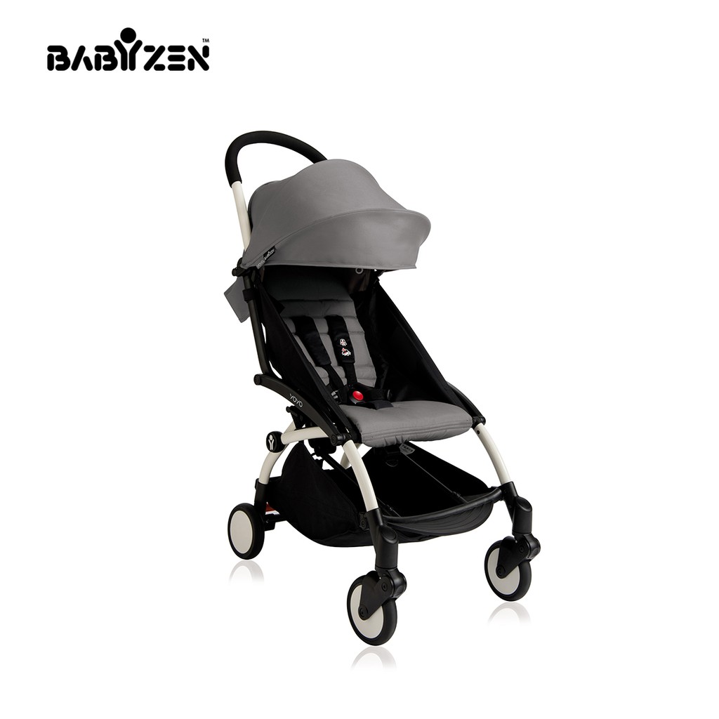 Bộ màn chụp và đệm xe đẩy BABYZEN YOYO 6+ Ghi Siliver