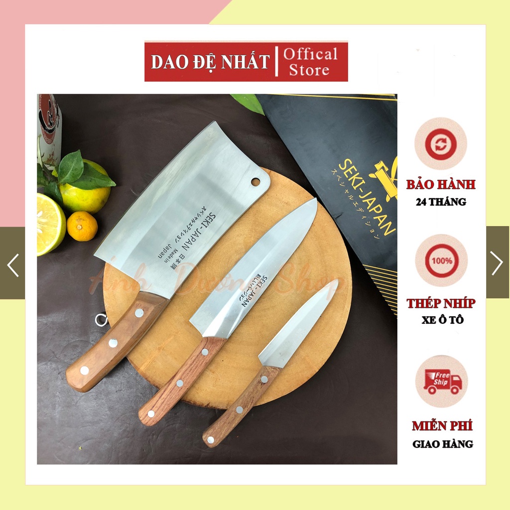 Dao bếp bộ dao Seki Nhật nội địa  sắc bén không gỉ