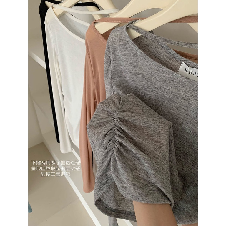 Áo Thun Dài Tay Dáng Rộng Thời Trang Mùa Hè Dành Cho Nữ