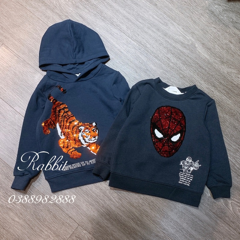 Áo nỉ vuốt lật HM