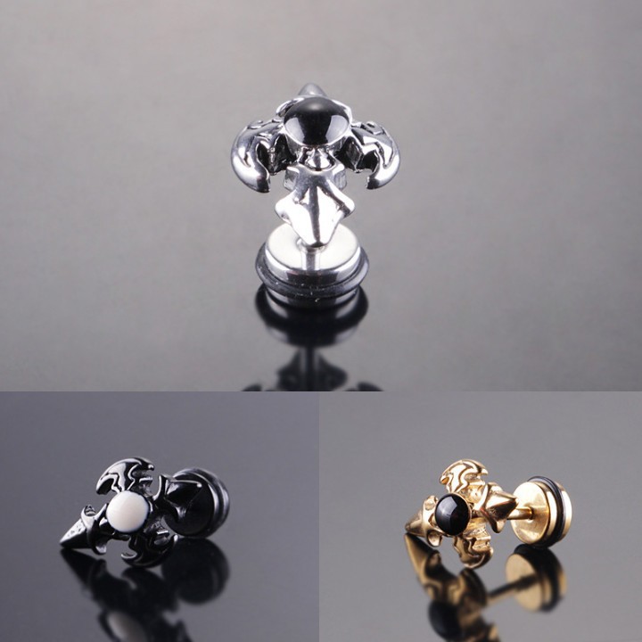 Bông Tai Nam Titan Không Đen TT 1418 - 1 cặp