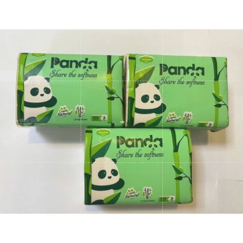 Combo 2 Gói Giấy Rút Tre PANDA Chất Liệu Dai Mềm Mịn