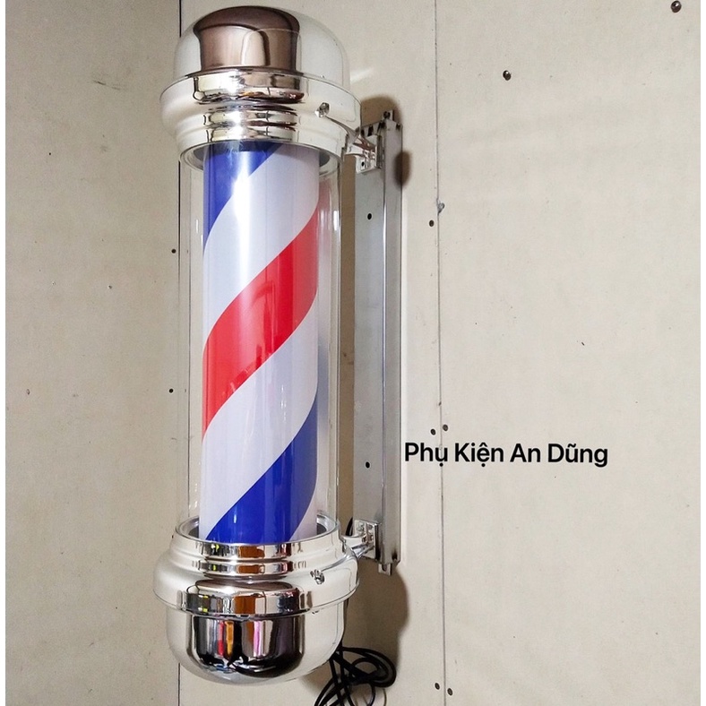 Đèn Xoay Barber Pole 3 Màu ⚡Hàng Cao Cấp⚡ Vỏ Poli Cứng Chịu Nhiệt Chống Va Đập