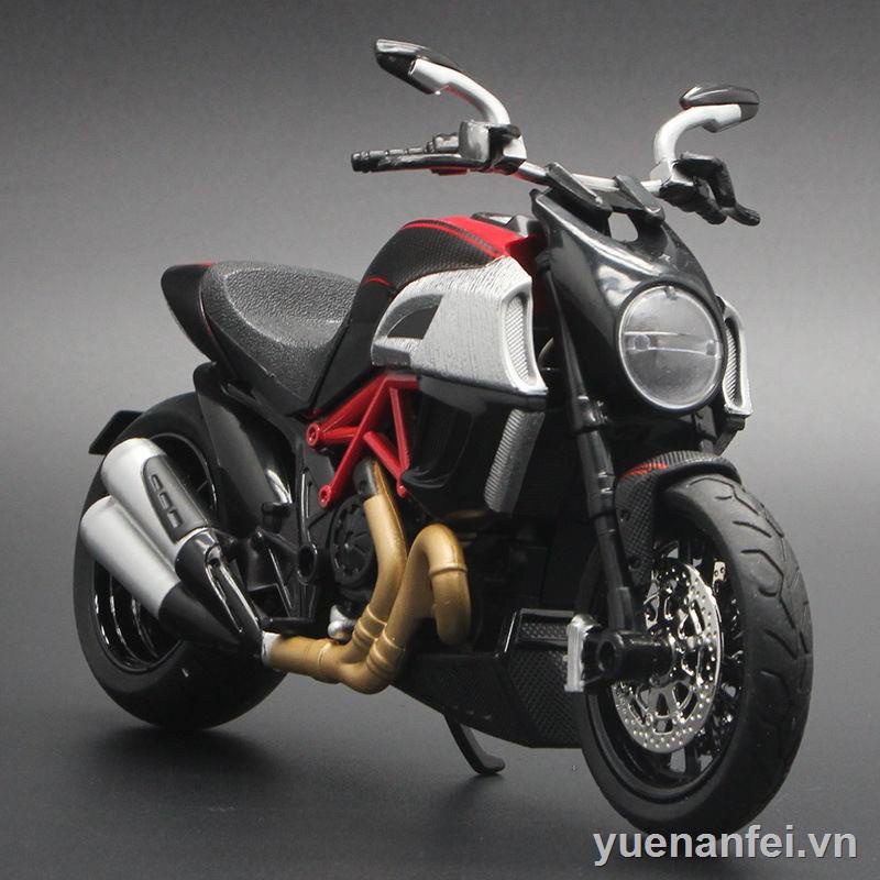 Kawasaki h2r mô hình xe mô tô hợp kim mô phỏng mô hình đầu máy trang trí âm thanh và ánh sáng đồ chơi trẻ em xe hơi món quà cậu bé