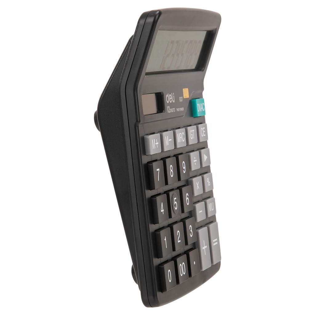Máy Tính Cầm Tay Văn Phòng Để Bàn 12 Số Tiện Lợi Deli - Phù Hợp Học Sinh Văn Phòng Máy Tính Toán Cửa Hàng Tính Tiền