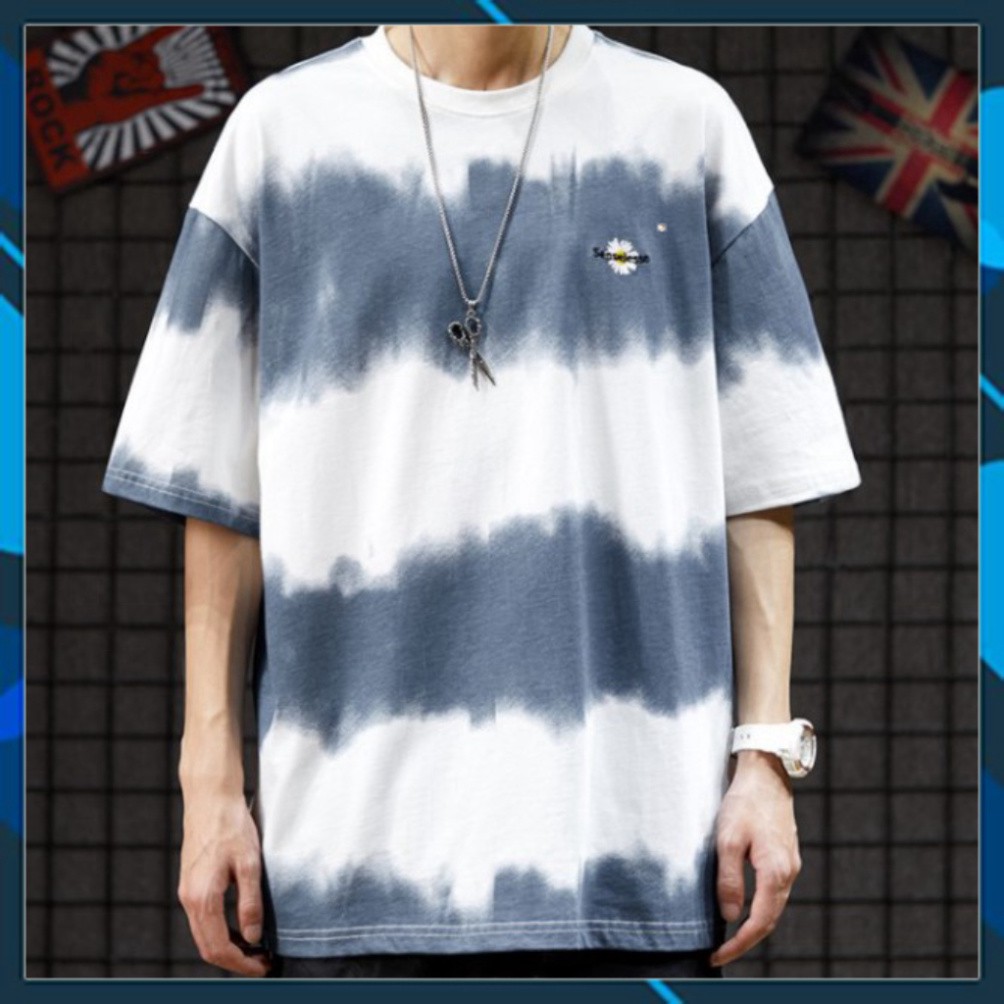 Áo Thun Tay Lỡ Form Rộng Phối Màu In Hoa Cúc Siêu Hot🍁 Unisex nam nữ đều mặc được | BigBuy360 - bigbuy360.vn