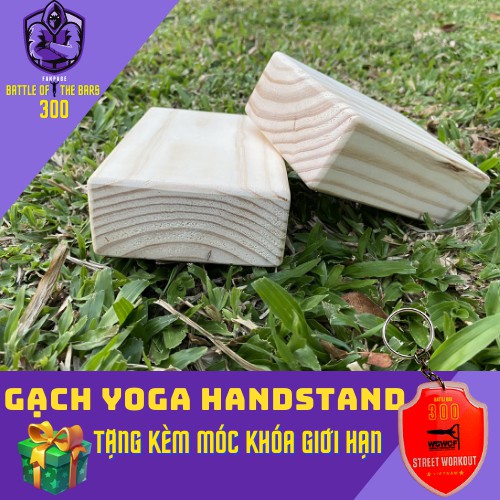 Gạch tập CALISTHENICS gỗ Thông nhập - Yoga blocks, calisthenics, street workout, fitness