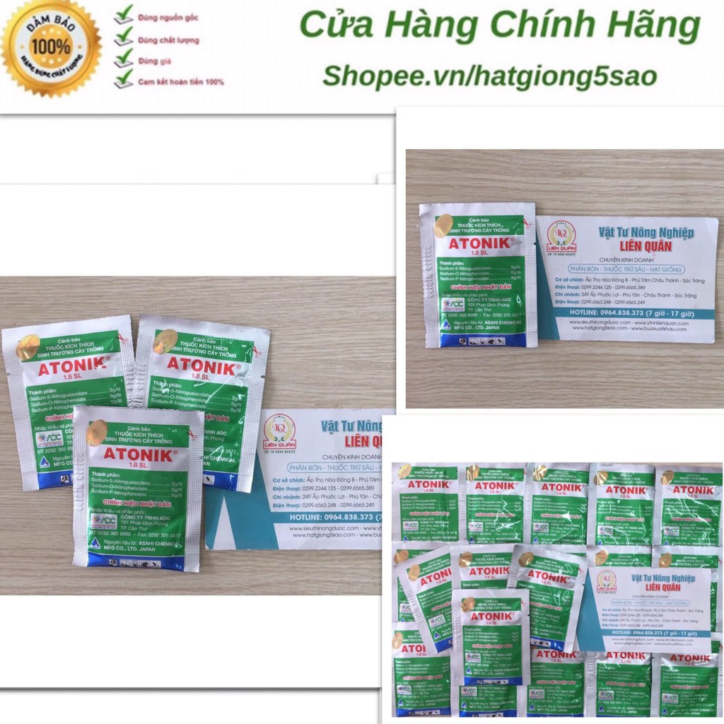 Thuốc kích thích nảy mầm Atonik thế hệ mới an toàn trong sử dụng-gói 10 ml