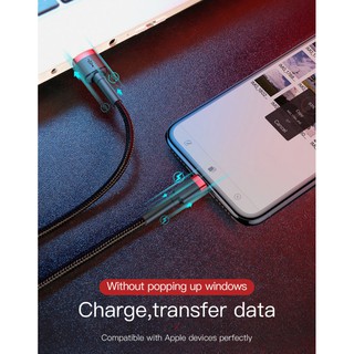 Cáp sạc iPhone  Baseus dài 1m 2.4A