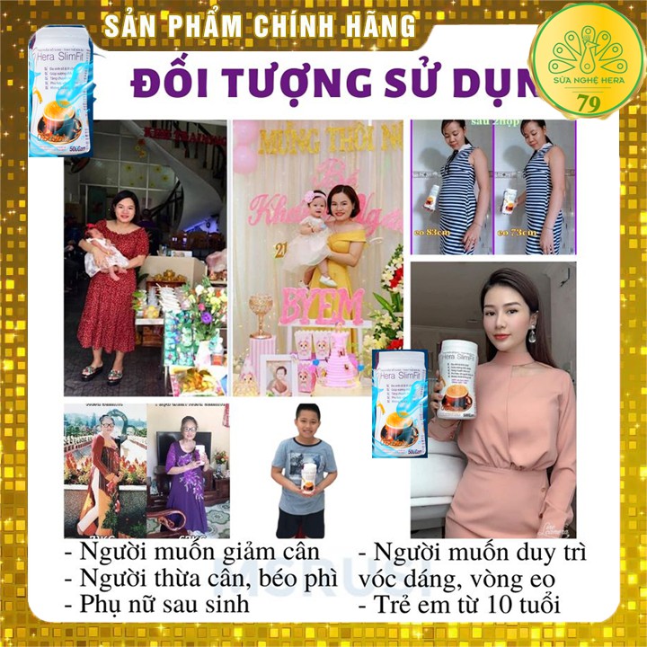 [Cam Kết Giảm Cân Hiệu Quả] Combo 2 Hộp Sữa Giảm Cân Hera Slimfit Cao Cấp 500g,Đẹp Dáng-Sáng Da,giảm mỡ bụng | BigBuy360 - bigbuy360.vn