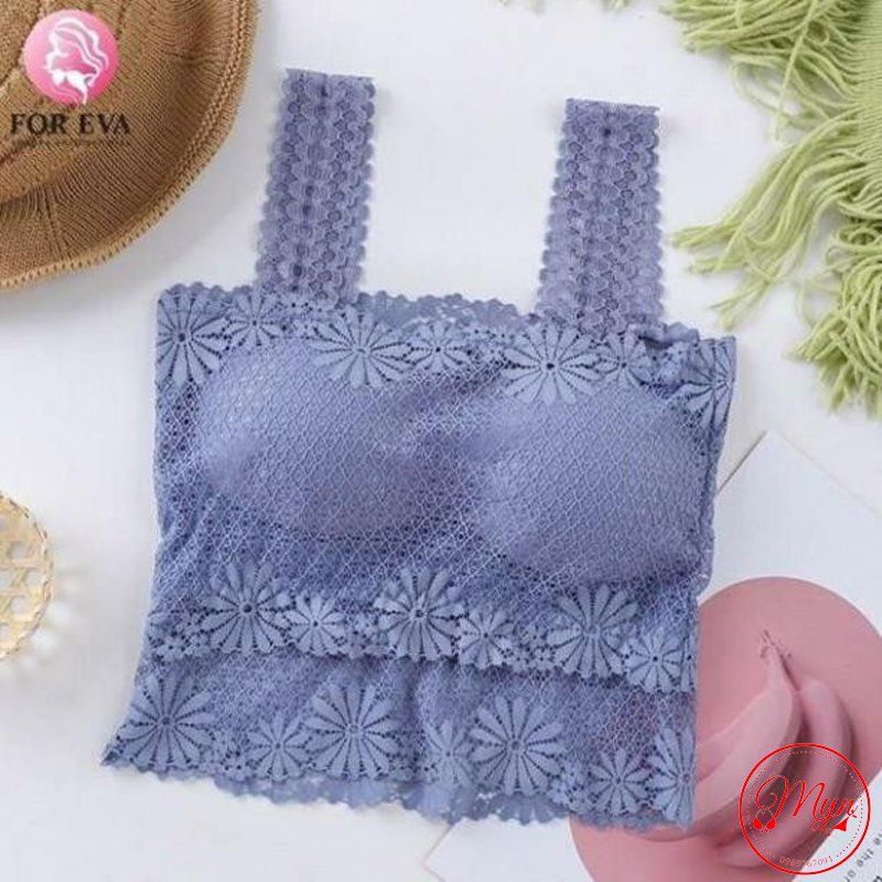 ÁO BRA REN MỀM CUTE MỚI DÁNG CROP TOP 533  MYN_UNDERWEAR