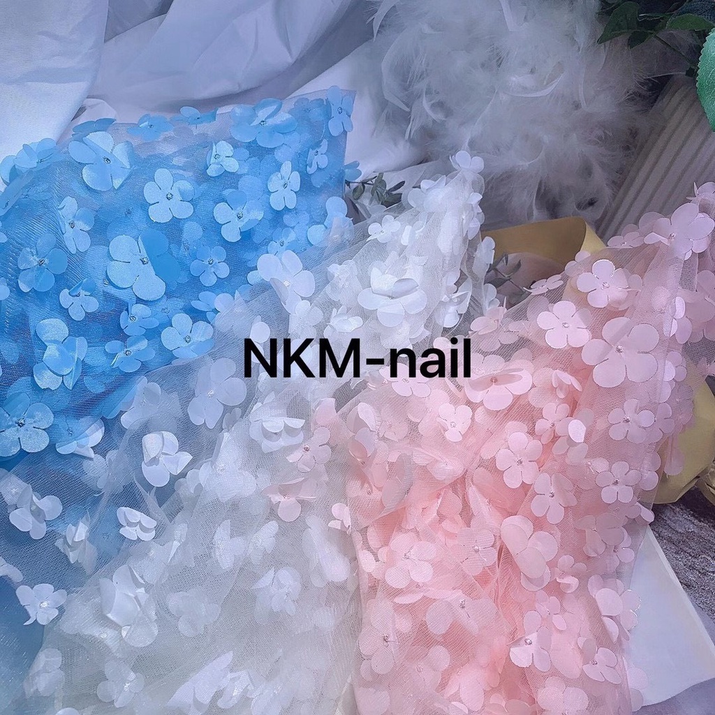 phụ kiên ren chụp ảnh nail móng tay