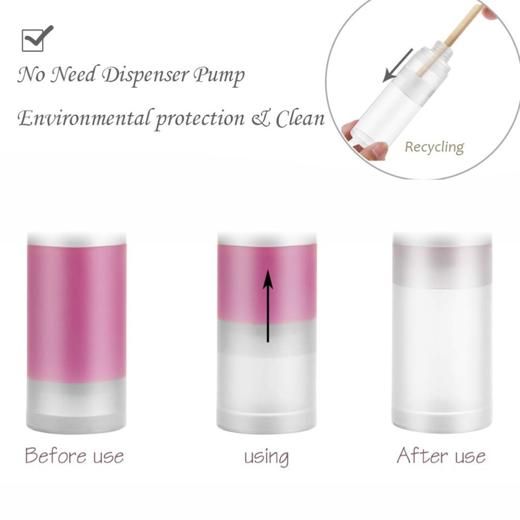 Chai Rỗng Chiết Mỹ Phẩm Dung Tích 30 / 50 / 80 / 100 / 120 / 150ml Tiện Dụng Khi Đi Du Lịch