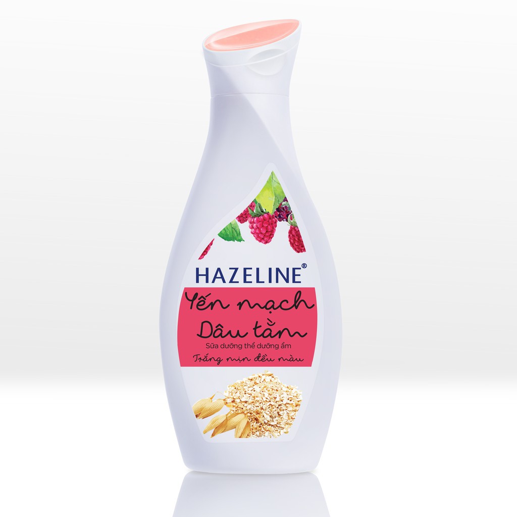 Image result for sữa dưỡng thể hazeline yến mạch dâu tằm