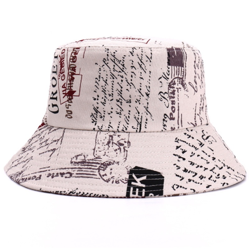 Nón Tai Bèo In Chữ Graffiti Nhiều Màu Sắc