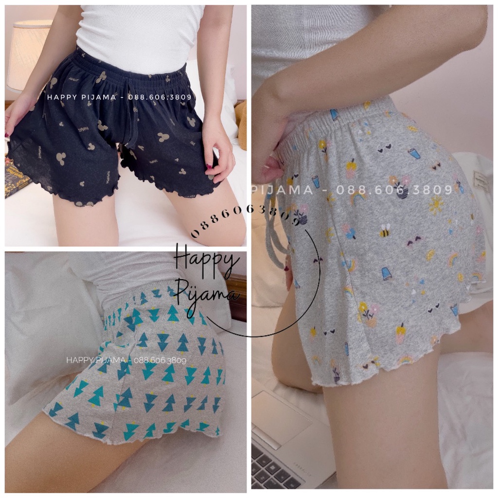 Quần Ngủ Thái Chất Cotton Họa Tiết Dễ Thương [Bảng Màu Mới]