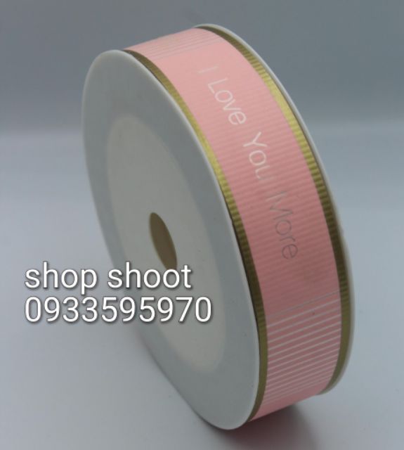 RUY BĂNG THÁI CHỮ I LOVE YOU MORE