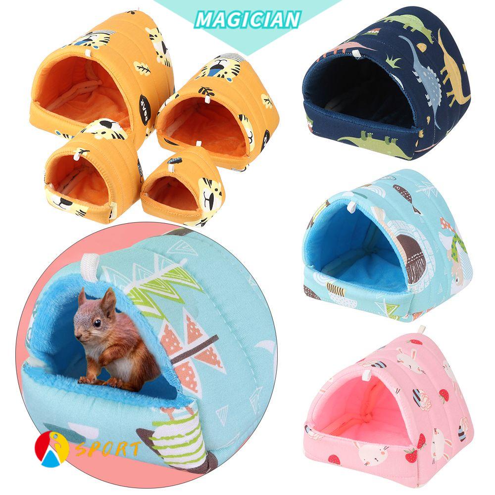 Giường Ngủ Mềm Mại Ấm Áp Mùa Đông Nhiều Màu Sắc Dễ Thương Cho Thú Cưng Thỏ Sóc Chuột Hamster