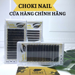 Mi Khay Lady Độ Cong C/CC/D Volume Classic Tạo Fan Nối Mi Đủ Các Độ Dày Dài Lẻ 1 khay