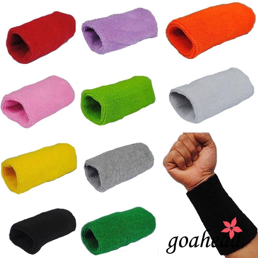 Băng quấn cổ tay chất liệu vải cotton mềm 15cm cho người tập gym