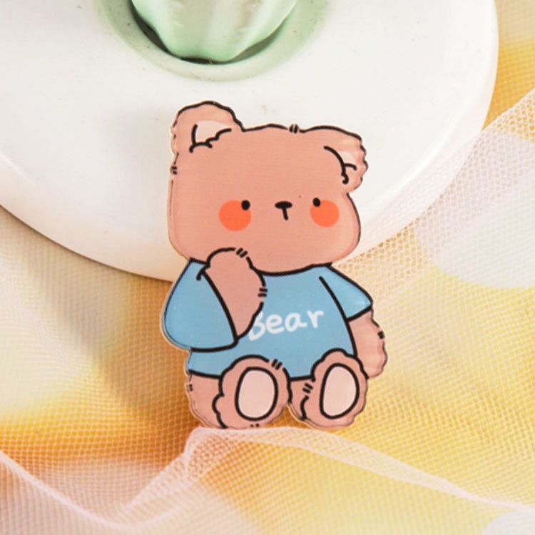 Sticker phụ kiện pin cài áo trang trí túi xách bale cute LUKAMO ST900