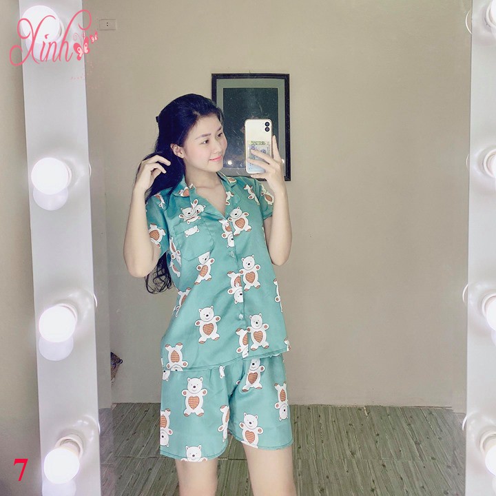 Bộ Đồ Mặc Ở Nhà Chất Kate Thái Cực Đẹp , Free Size Từ 40-65kg | BigBuy360 - bigbuy360.vn