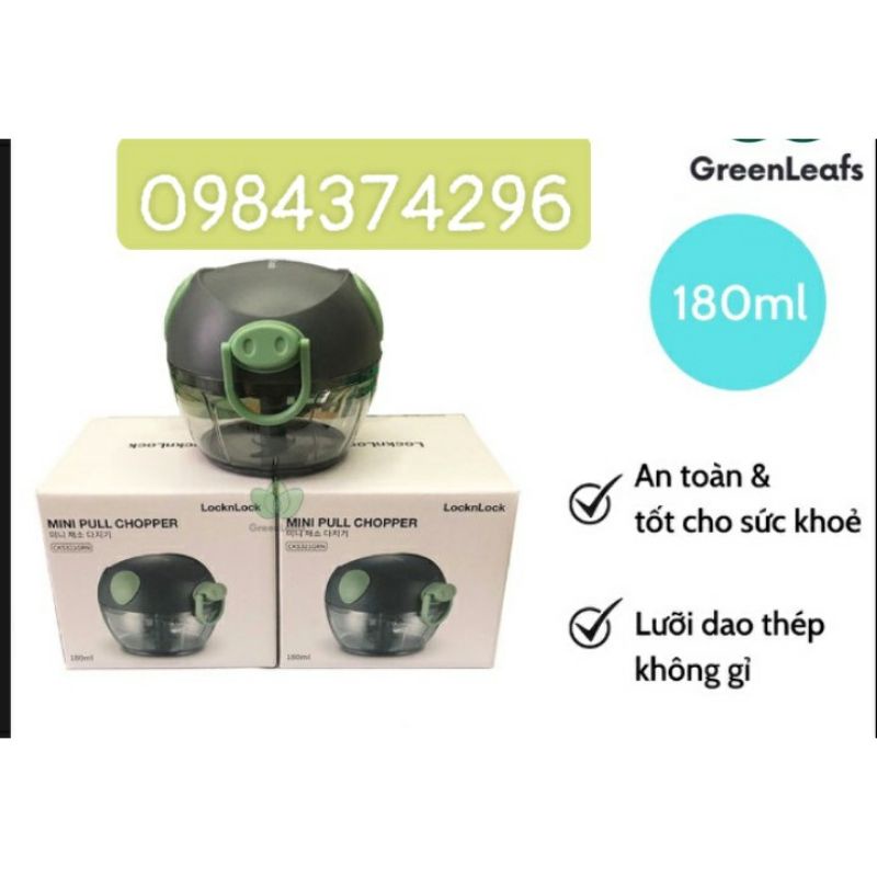 Xay tỏi ớt cầm tay Lock&Lock,  máy xay mini đa năng