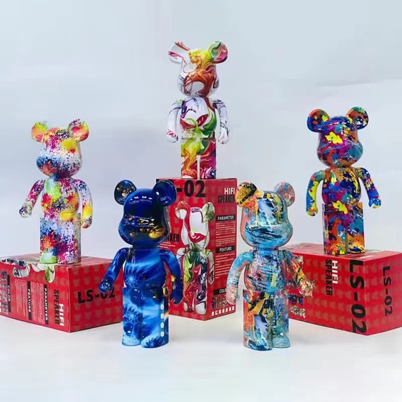 Loa Bluetooth gấu bearbrick siêu hot LS-02 HIFI SPEAKER âm thanh siêu khủng