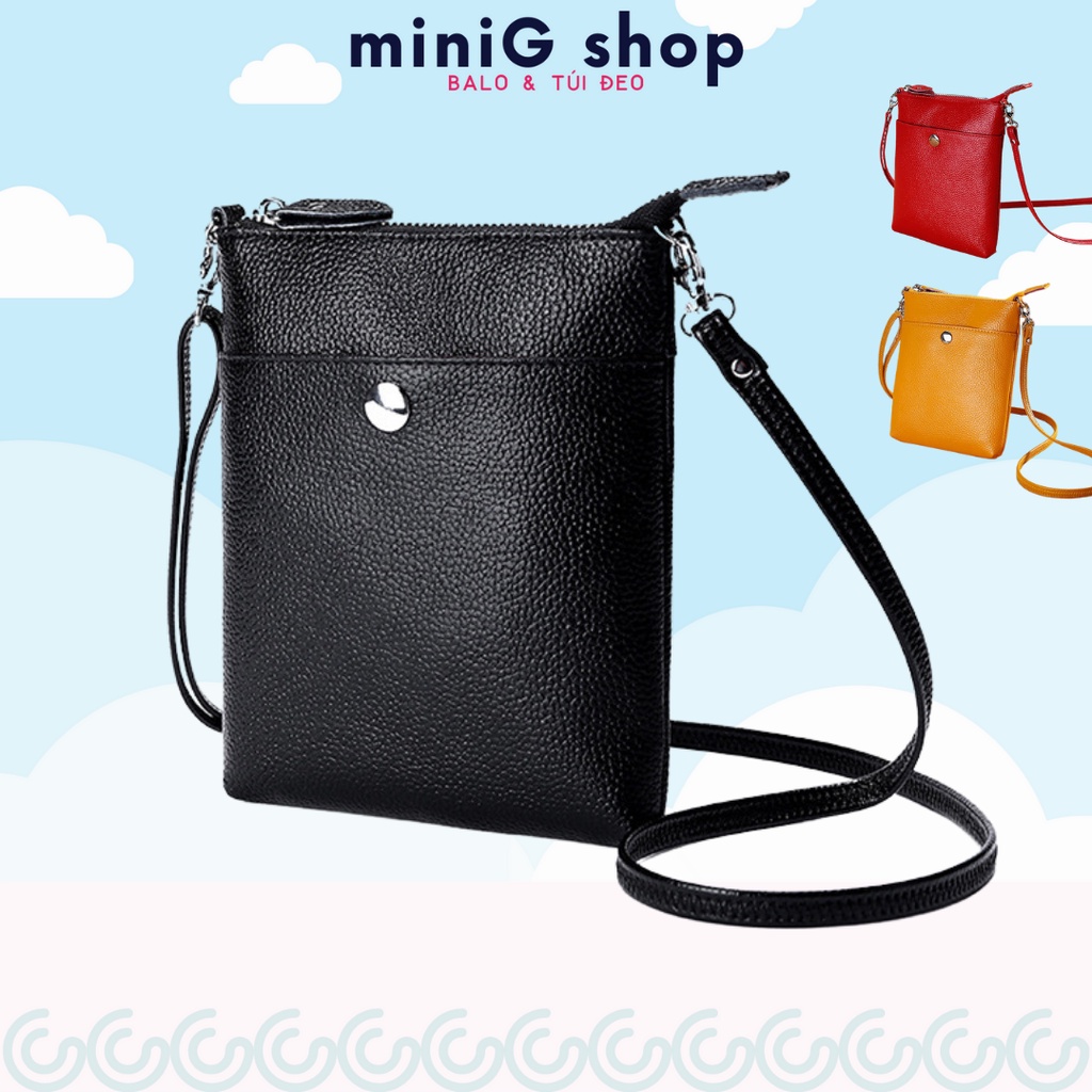 Túi Đeo Nữ Da Thật Nhỏ Gọn Kiểu Dáng Thanh Lịch Thời Trang MD58027 miniG shop