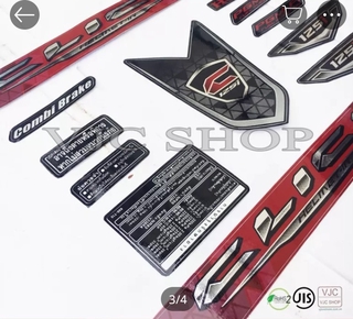 Bộ tem xe click Thái 2016 màu