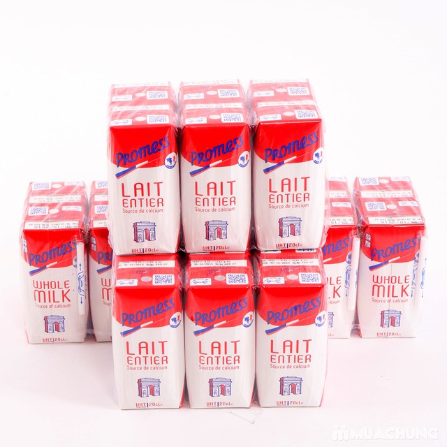 SỮA TƯƠI PROMESS-PHÁP 200ml NGUYÊN KEM, ÍT BÉO