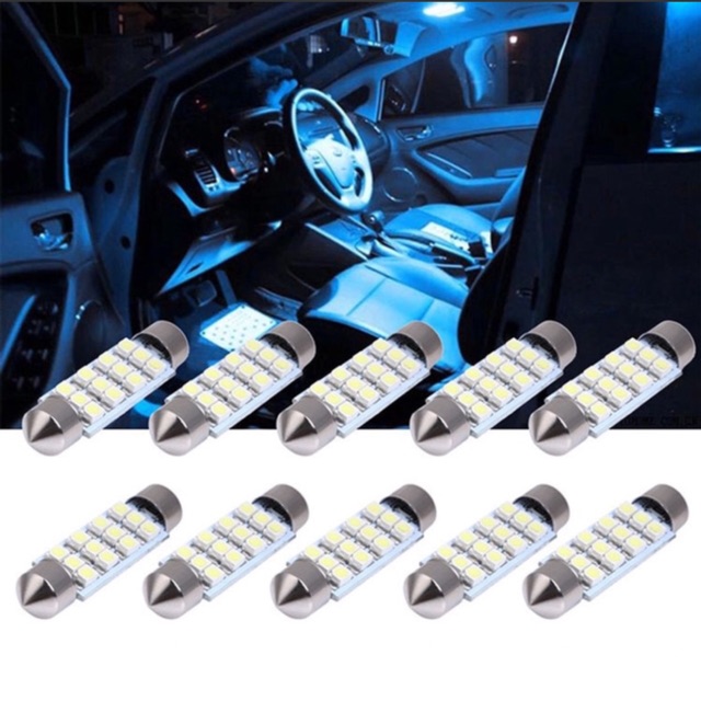 Cặp đèn Led nội thất ô tô 41mm
