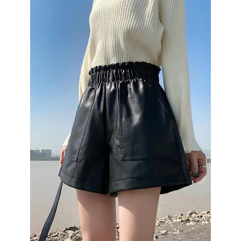 quần sooc da Bershka