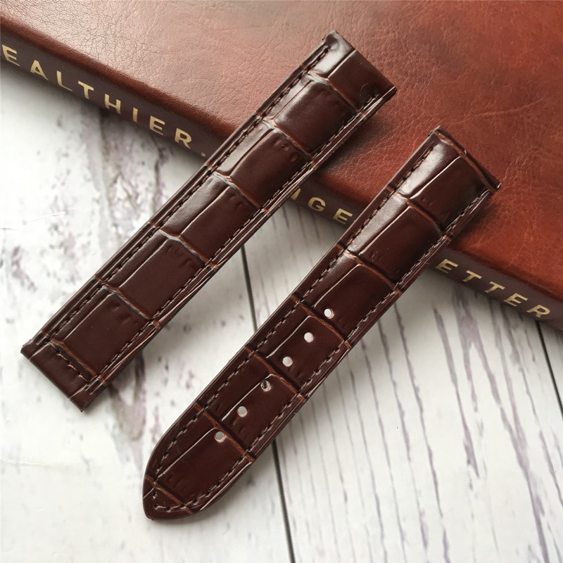 Phù Hợp Dây Đeo Đồng Hồ Bằng Da Bò Cao Cấp Cho Omega Cow 300