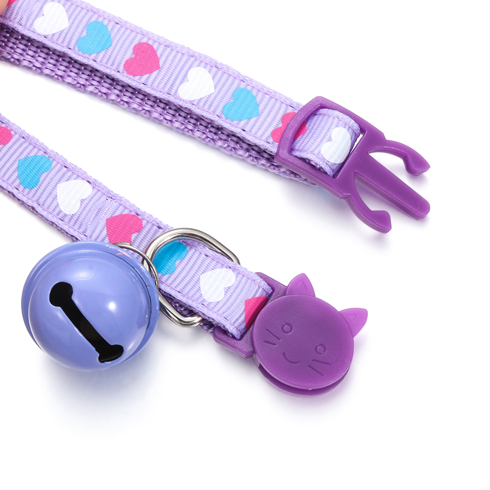 Phụ Kiện Vòng Cổ Hình Đầu Mèo Có Chuông Dễ Thương Cho Thú Cưng