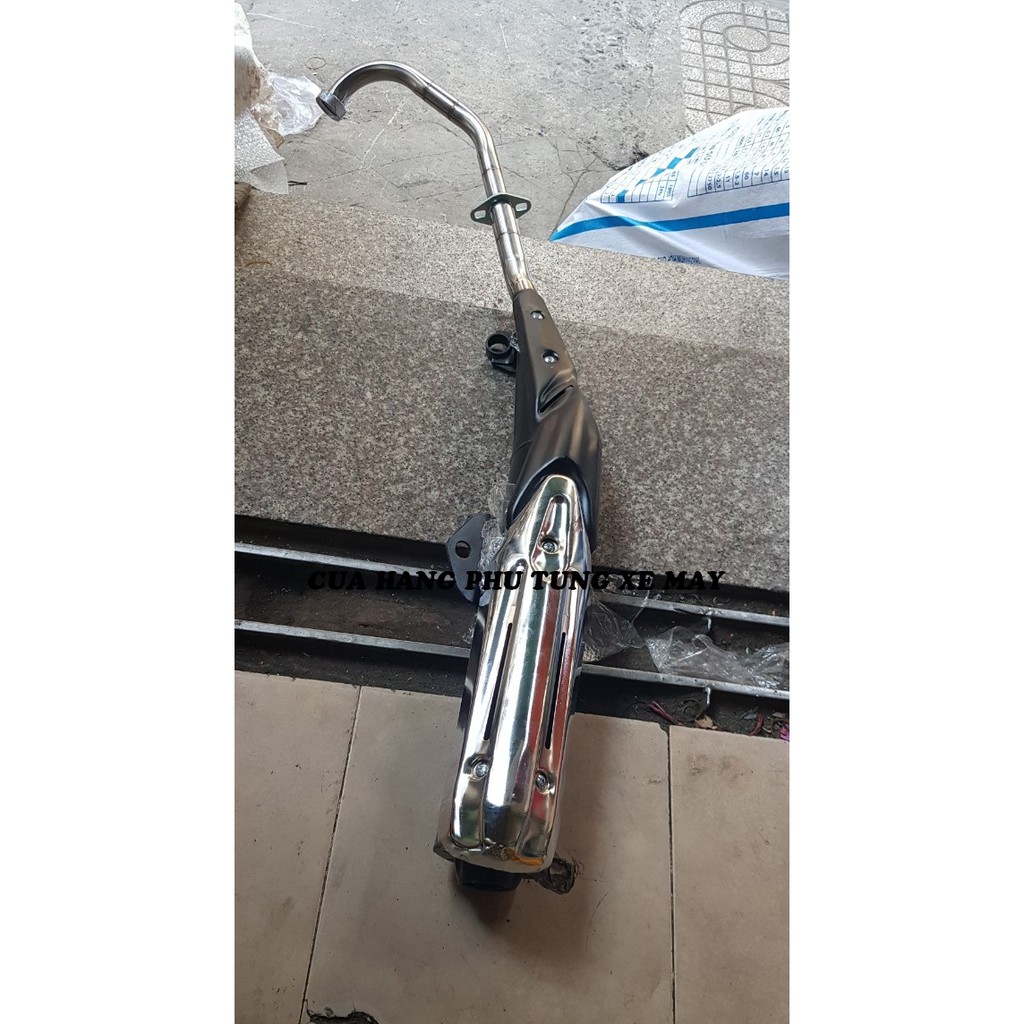 Pô móc ấm gắn xe Exciter 135 5 số ( bộ như hình kèm che pô )