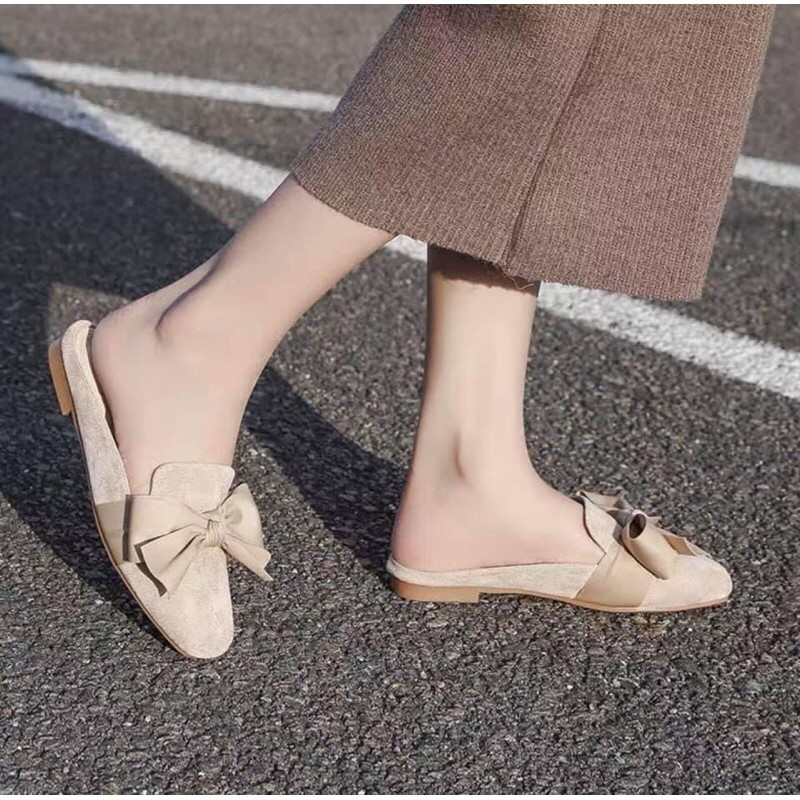 GIÀY SỤC THẮT NƠ MŨI VUÔNG SIÊU XINH | BigBuy360 - bigbuy360.vn