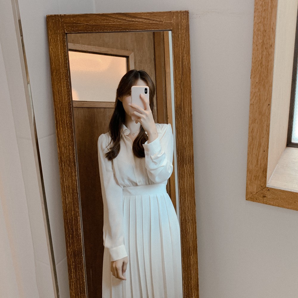 [ORDER] Đầm dài xếp ly Korea Style