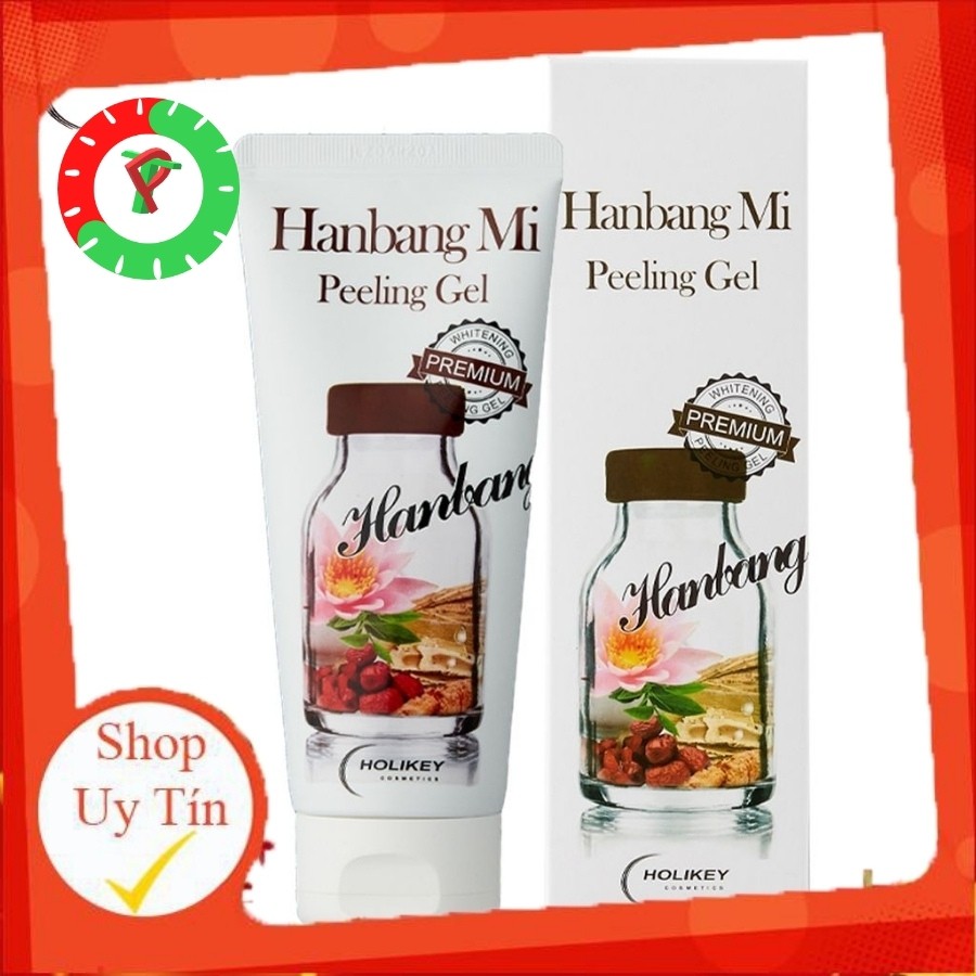 Tẩy Tế Bào Chết Da Mặt Hàn Quốc Tại Nhà Cho Da Dầu Mụn Tự Nhiên Thuốc Bắc La Hán Đông Y Holikey Hanbang Mi Peeling Gel