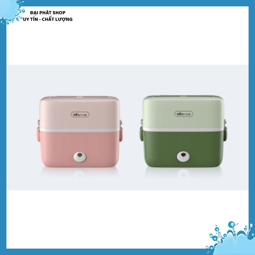 Hộp cơm cắm điện Bear DFH-B12U8, 2 tầng 3 ngăn, sử dụng inox cao cấp 304